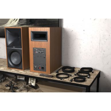 Активная полочная акустика Klipsch The Nines walnut